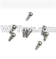 Wltoys K929 Parts-Ball-shape screws(9.3mmX5mm)-8pcs,Wltoys K929 desert RC Truck Parts,1:18 rc car and rc racing car Parts